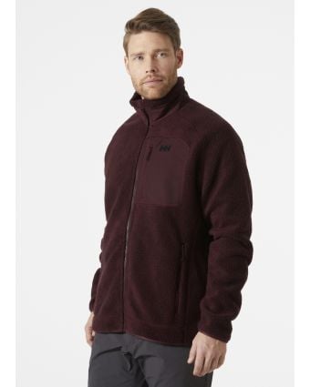 Men Panorama Pile Block Jacket