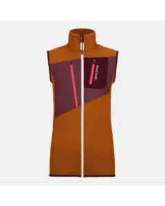 Fleece Grid Vest Women